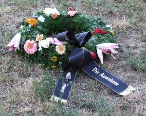 Kranz der Abschiedsfeier am 5.7.2018